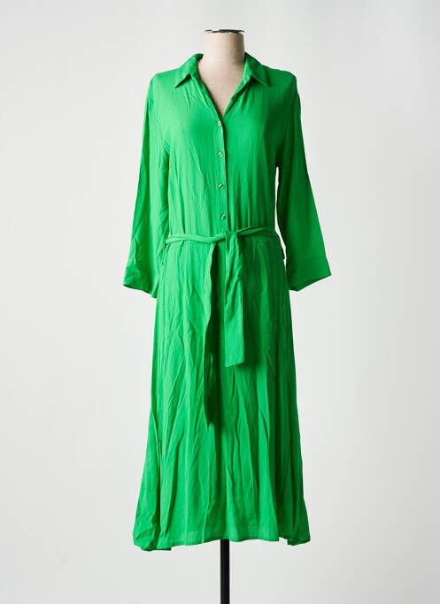 Robe longue vert SIGNE NATURE pour femme