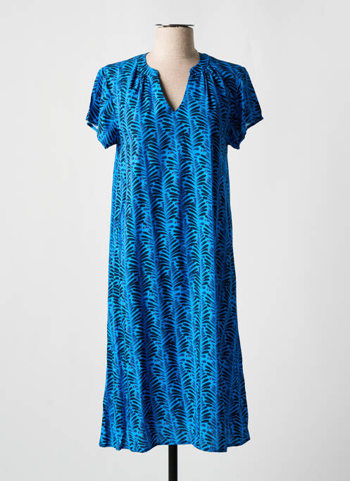 Robe mi-longue bleu DIPLODOCUS pour femme