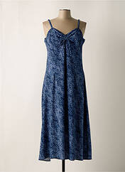 Robe longue bleu SIGNE NATURE pour femme seconde vue