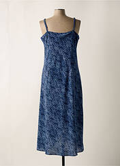 Robe longue bleu SIGNE NATURE pour femme seconde vue