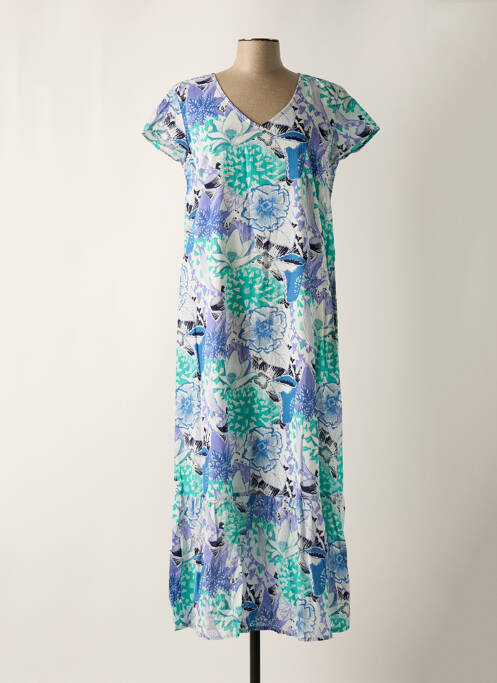 Robe longue bleu AGATHE & LOUISE pour femme