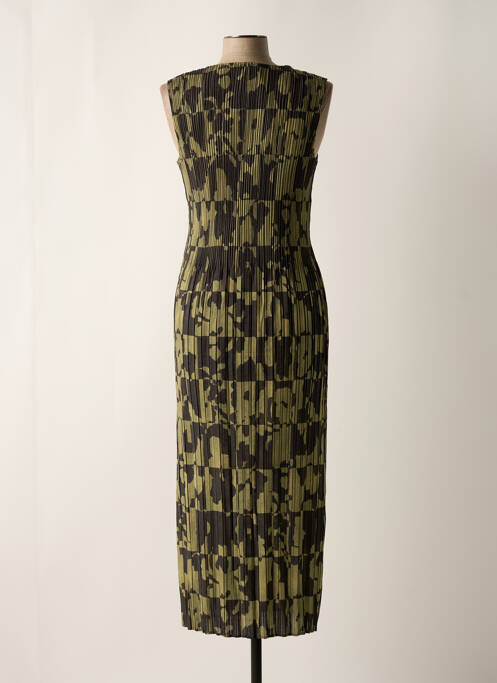 Robe longue vert LEO & UGO pour femme