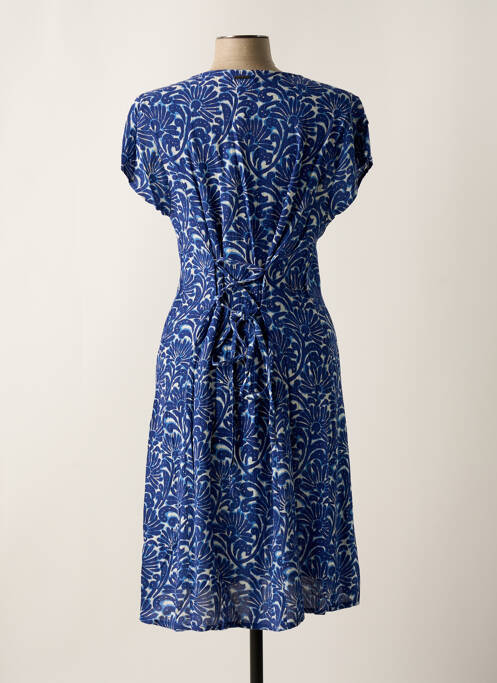 Robe mi-longue bleu AGATHE & LOUISE pour femme