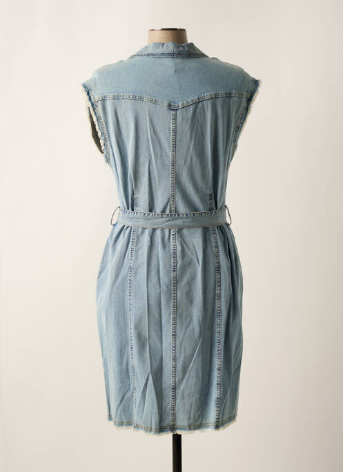 Robe mi-longue bleu EVA KAYAN pour femme