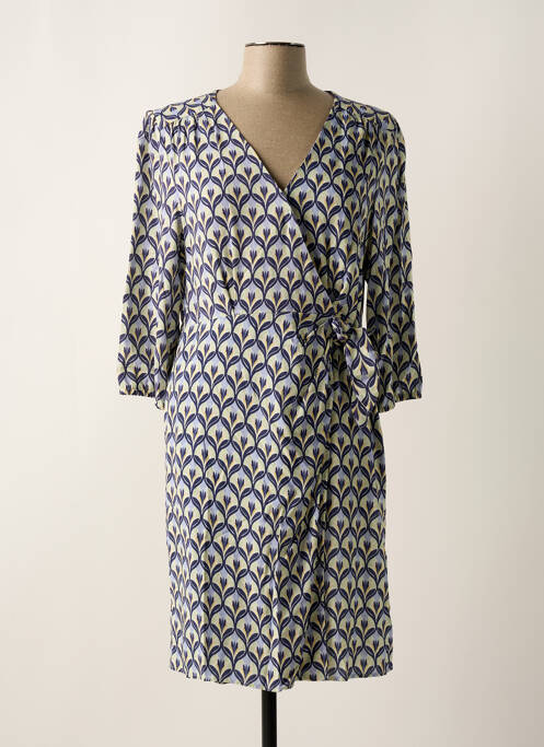 Robe mi-longue bleu JULIE GUERLANDE pour femme