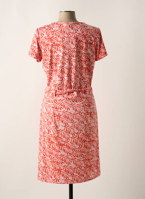 Robe mi-longue orange K-DESIGN pour femme