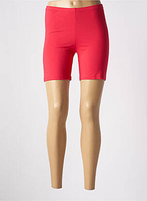 Cycliste tissage jersey taille normale rouge YEST femme
