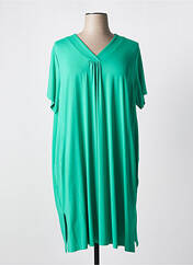 Robe mi-longue vert ZHENZI pour femme seconde vue