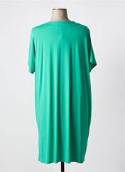 Robe mi-longue vert ZHENZI pour femme seconde vue