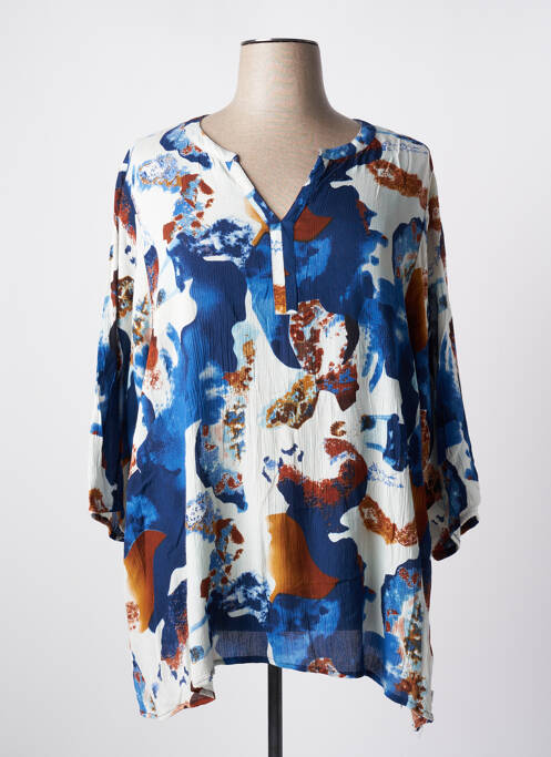 Blouse bleu ZHENZI pour femme