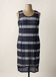 Robe mi-longue sans manche sans manche bleu GREGORY PAT femme