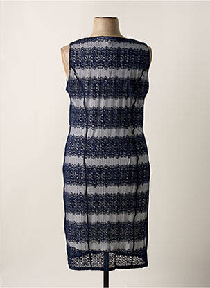 Robe mi-longue sans manche sans manche bleu GREGORY PAT femme