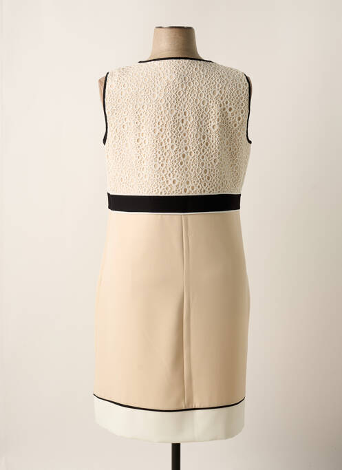 Robe mi-longue beige MERI & ESCA pour femme