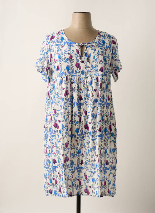 Robe mi-longue bleu AGATHE & LOUISE pour femme