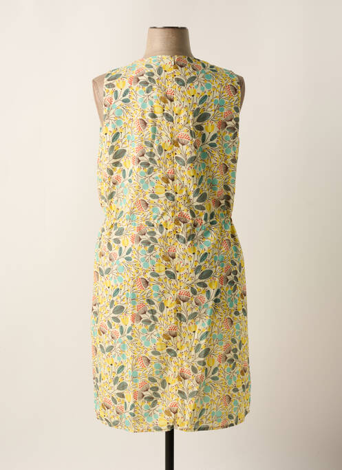 Robe mi-longue jaune FRANCE RIVOIRE pour femme