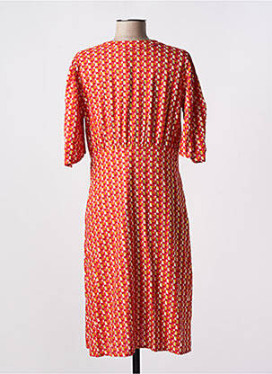 Robe mi-longue manches courtes manches courtes rouge BLA-BLA femme