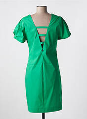 Robe mi-longue vert MALOKA pour femme seconde vue