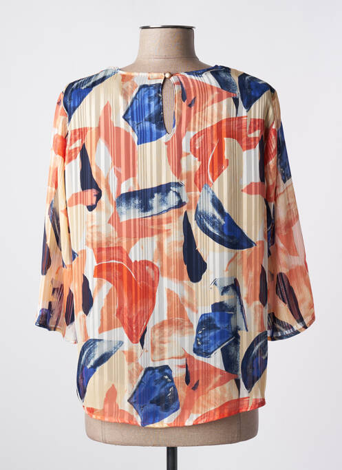 Blouse orange BRANDTEX pour femme