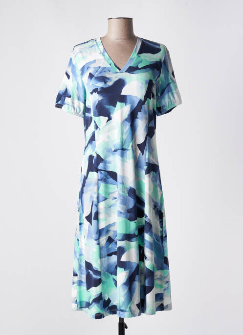 Robe mi-longue bleu BRANDTEX pour femme