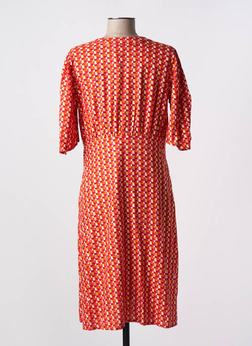 Robe mi-longue rouge BLA-BLA pour femme