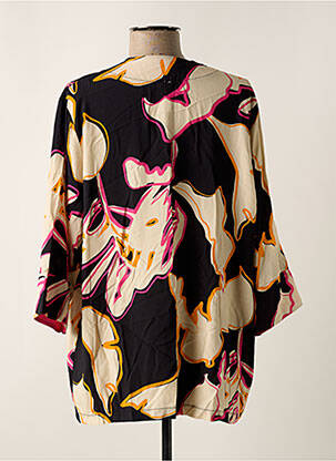 Veste kimono coupe fluide noir SCORZZO femme