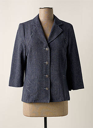 Blazer poches bleu FRANCE RIVOIRE femme