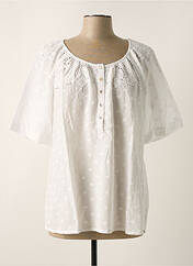 Blouse blanc CHRISTINE LAURE pour femme seconde vue