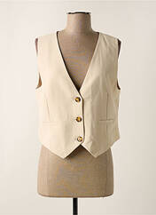 Gilet sans manche beige CREAM pour femme seconde vue