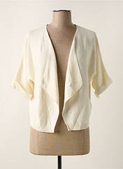 Gilet manches courtes beige CREAM pour femme seconde vue