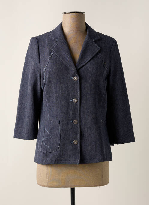 Blazer poches bleu FRANCE RIVOIRE femme