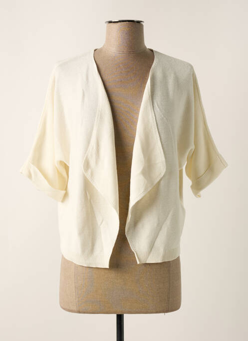 Gilet manches courtes beige CREAM pour femme