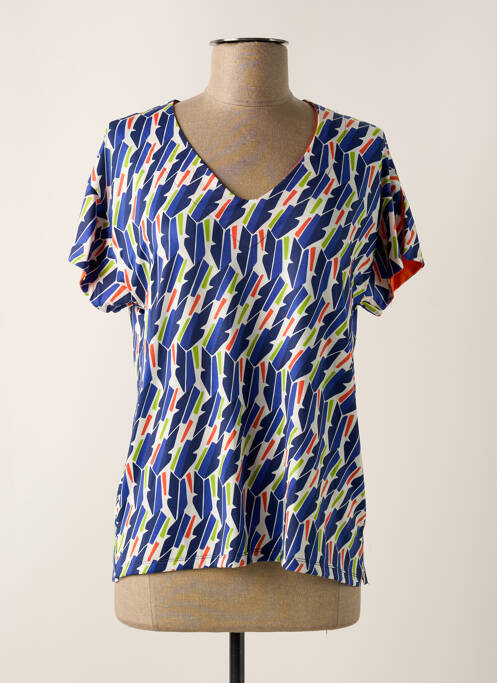 Top bleu SCORZZO pour femme