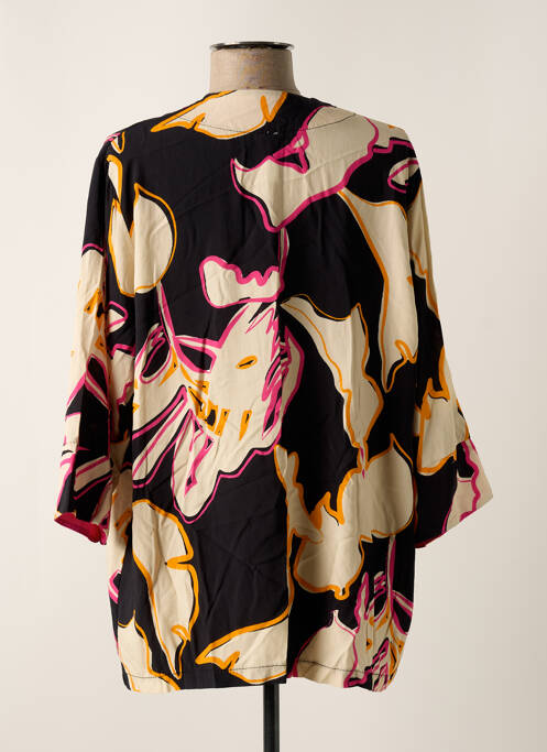 Veste kimono noir SCORZZO femme