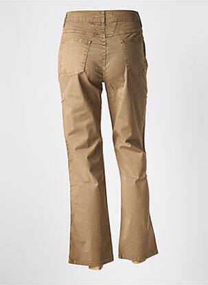 Pantalon droit taille à pinces beige CLOSED femme