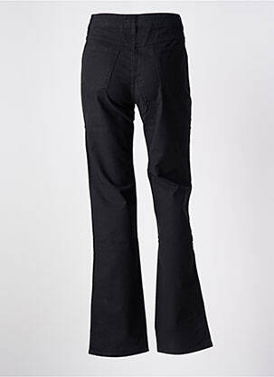 Pantalon droit fermeture zippée sous rabat boutonné noir CLOSED femme