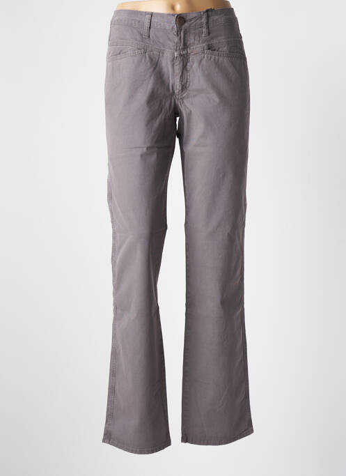 Pantalon droit gris CLOSED pour femme