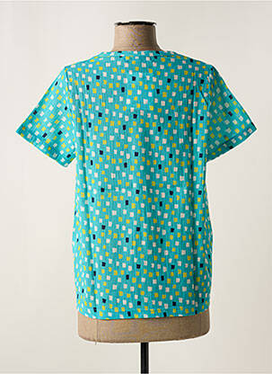 Blouse manches courtes manches courtes vert JUPER femme