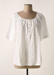 Blouse blanc CHRISTINE LAURE pour femme seconde vue