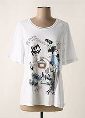 T-shirt blanc CHRISTINE LAURE pour femme seconde vue