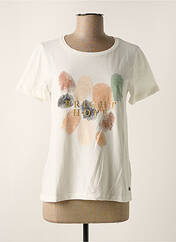 T-shirt blanc CREAM pour femme seconde vue