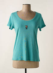 T-shirt bleu DIPLODOCUS pour femme seconde vue