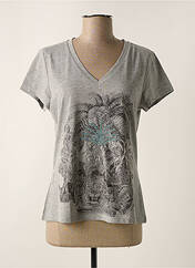 T-shirt gris EVA KAYAN pour femme seconde vue