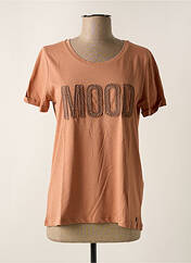 T-shirt marron CREAM pour femme seconde vue