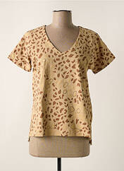 T-shirt marron LEO & UGO pour femme seconde vue