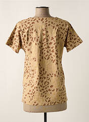 T-shirt marron LEO & UGO pour femme seconde vue