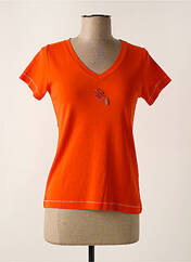 T-shirt orange DIPLODOCUS pour femme seconde vue