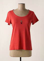 T-shirt rouge DIPLODOCUS pour femme seconde vue