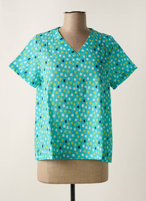 Blouse vert I.ODENA pour femme