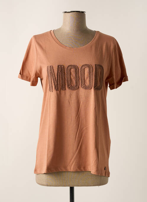 T-shirt marron CREAM pour femme