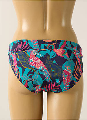 Bas de maillot de bain imprimé tie and dye culotte bleu SIMONE PERELE femme